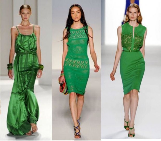 оттенки зеленого цвета в одежде фото